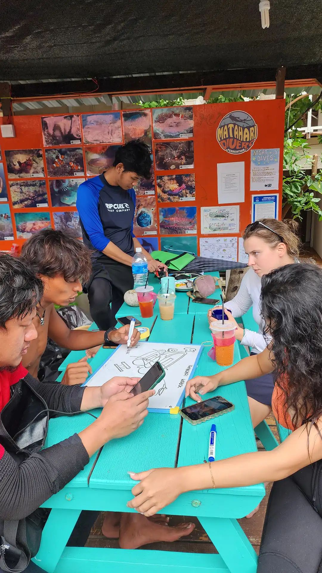 An image of Matahari Divers team in Perhentian Island