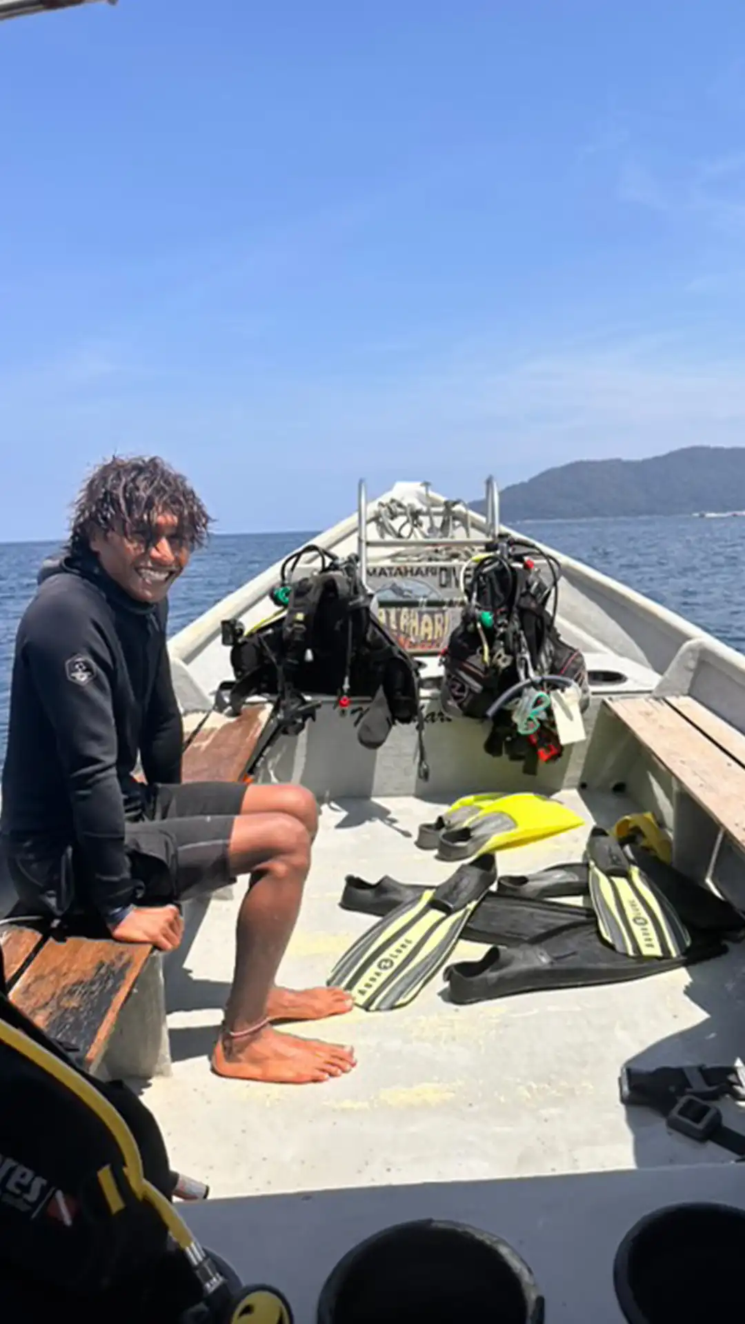 An image of Matahari Divers team in Perhentian Island