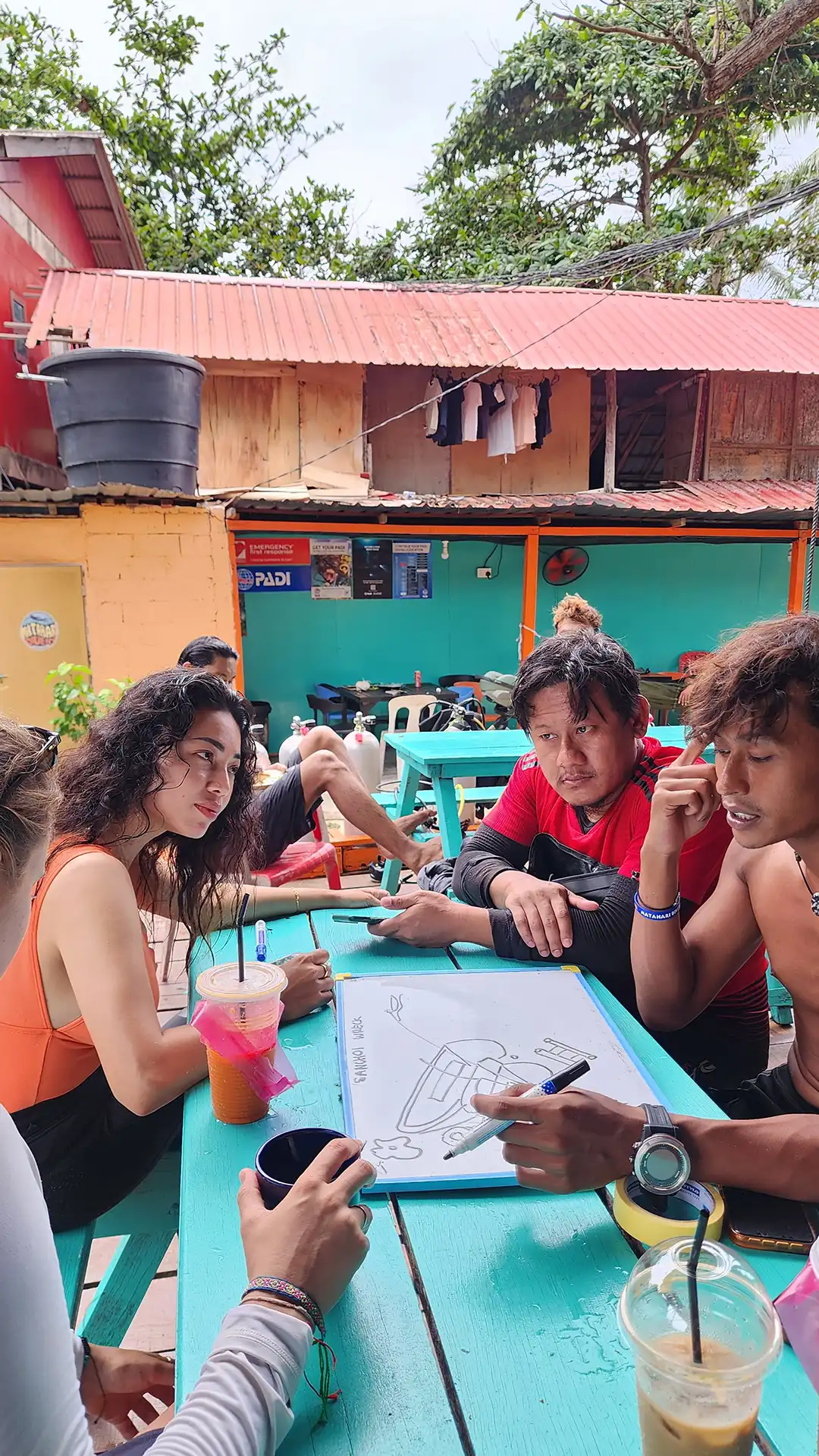 An image of Matahari Divers team in Perhentian Island